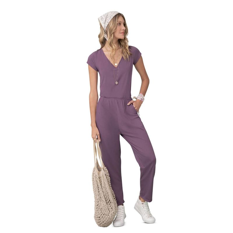 RUTTA - Enterizo Largo Mujer Lavanda Rutta 91463