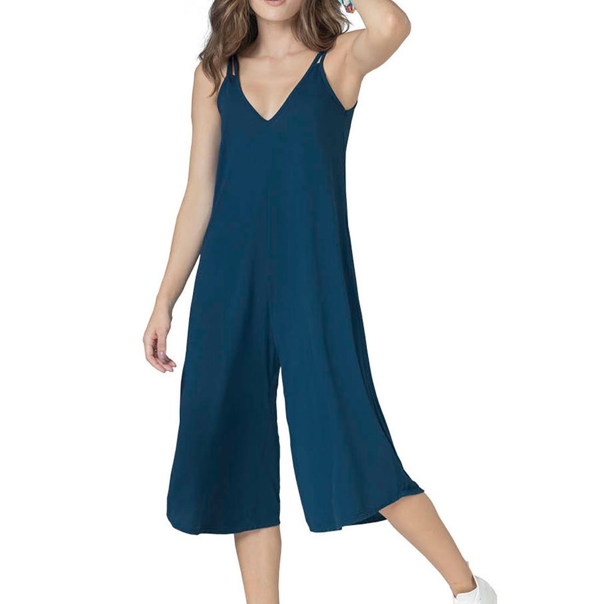 RUTTA - Enterizo Largo Mujer Azul Petróleo Oscuro Rutta 90004