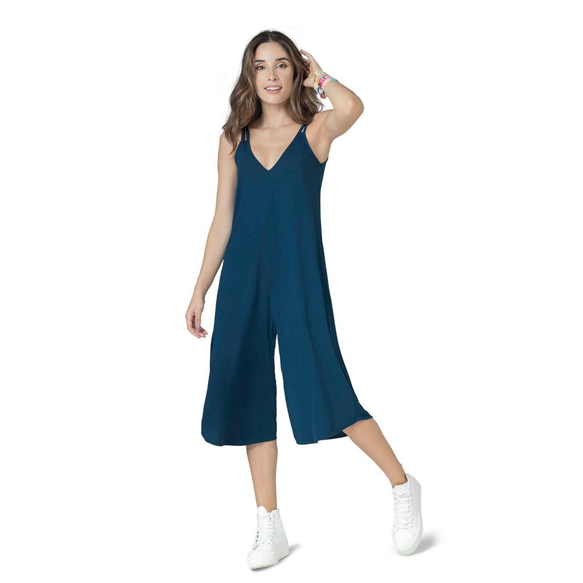 RUTTA - Enterizo Largo Mujer Azul Petróleo Oscuro Rutta 90004