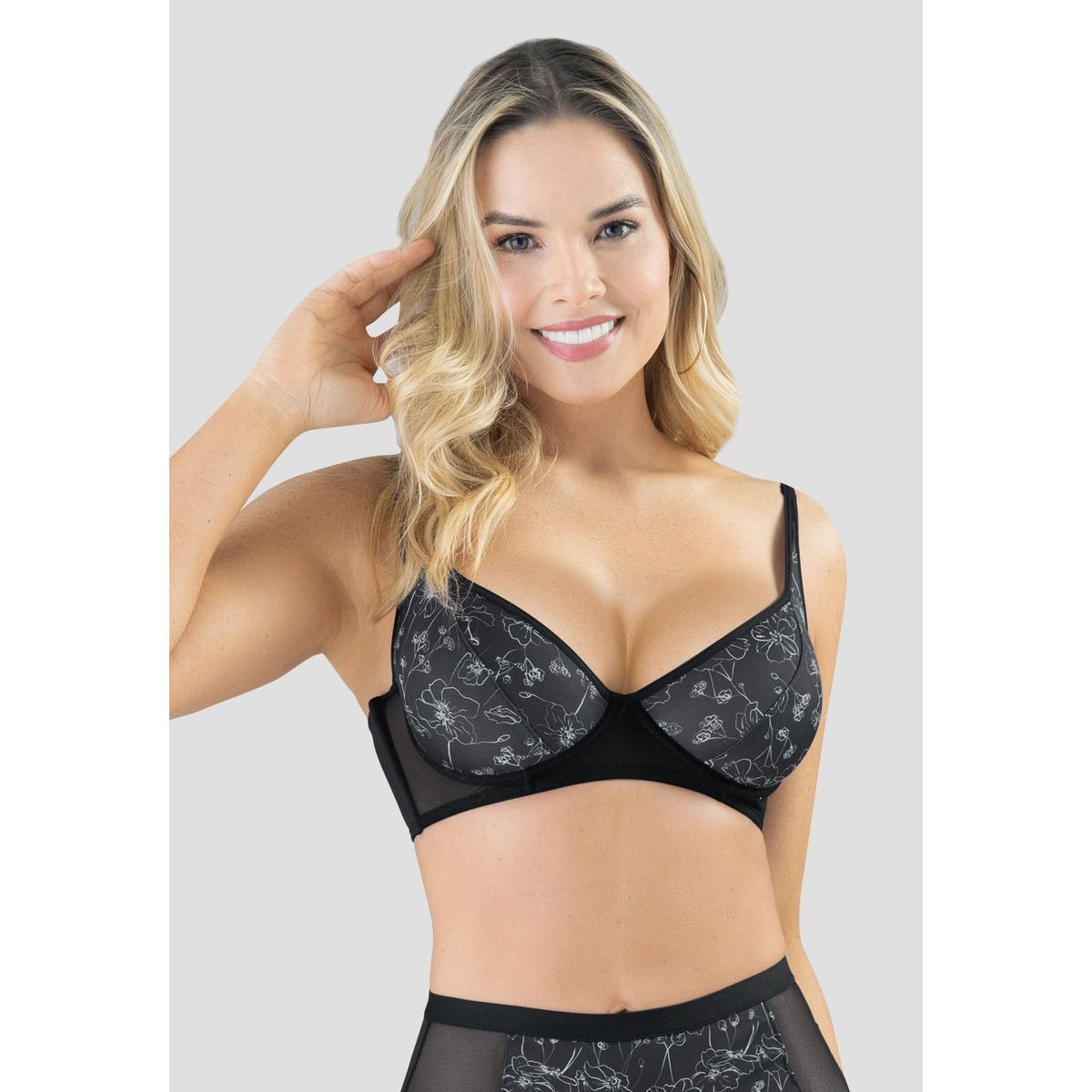 FORMAS INTIMAS - Brasier Mujer Negro Fi 96568