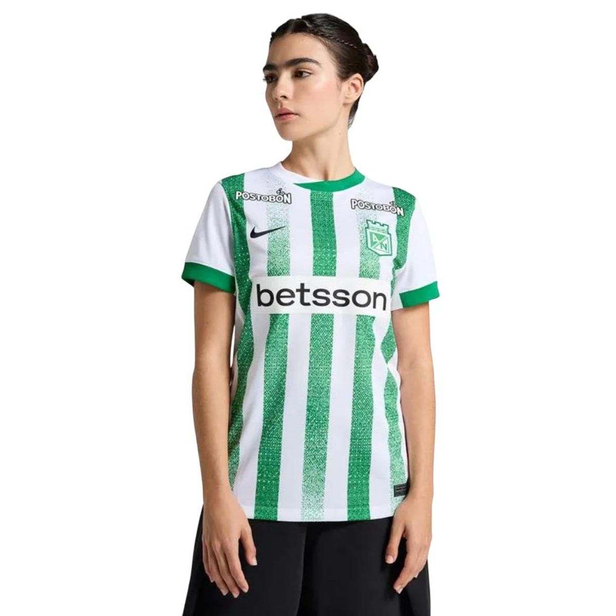 NIKE - Camiseta Nike Atlético Nacional Stadium 2025 Mujer-Blanco