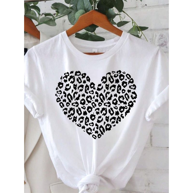ISMI - Camiseta Mujer De Moda Cuello Redondo Ismi