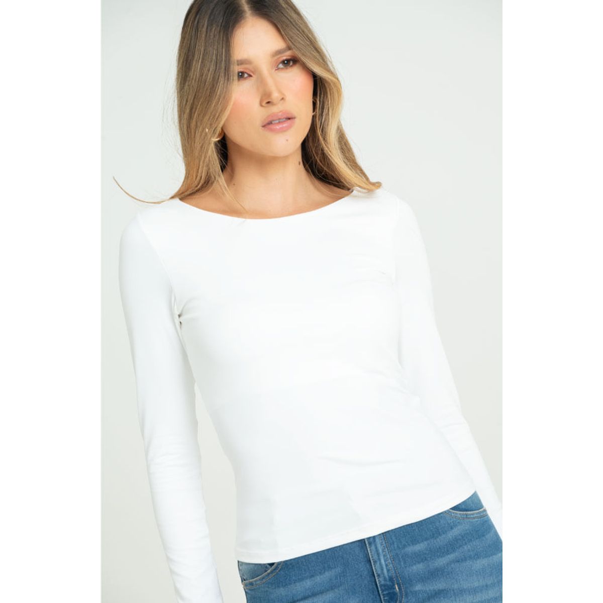 RAGGED - Top montrose Blanco crudo Ragged