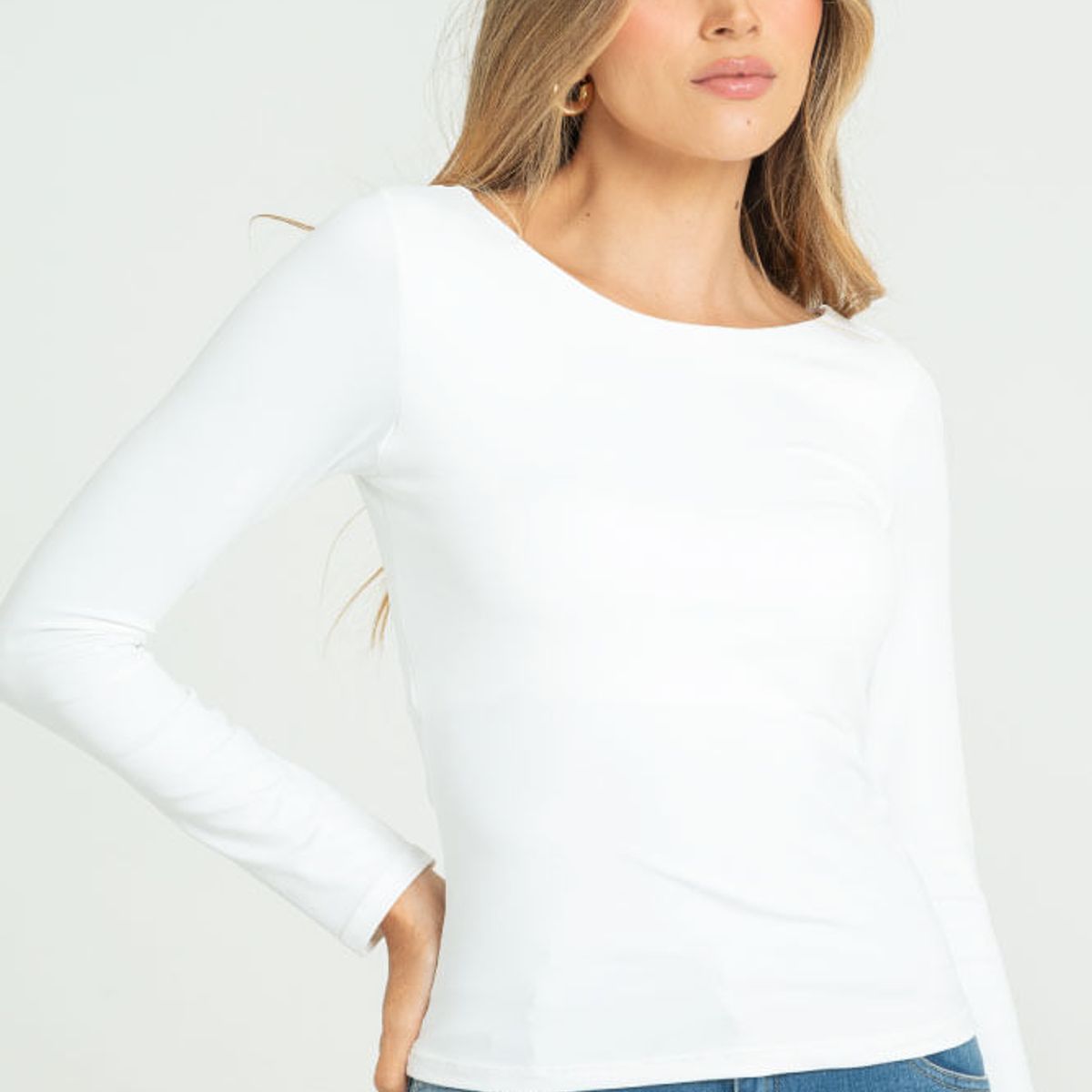 RAGGED - Top montrose Blanco crudo Ragged