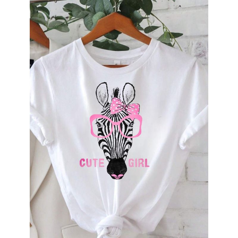 ISMI - Camiseta Mujer De Moda Cuello Redondo Ismi