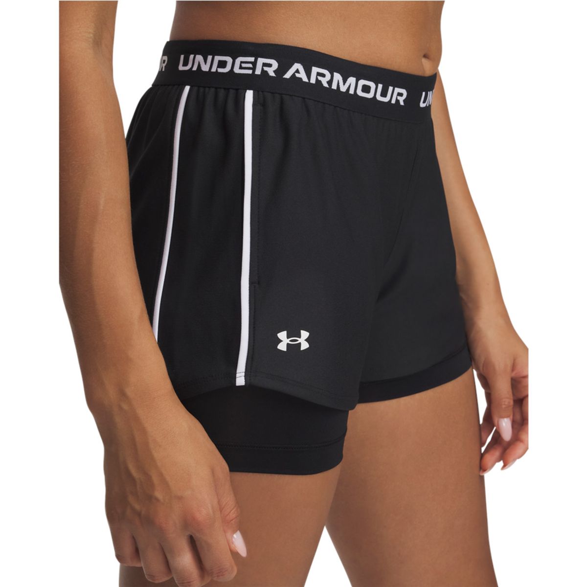 UNDER ARMOUR - Short Mujer UNDER ARMOUR TCH PLY UP 2N1 SHRTS Negro UNDER ARMOUR.