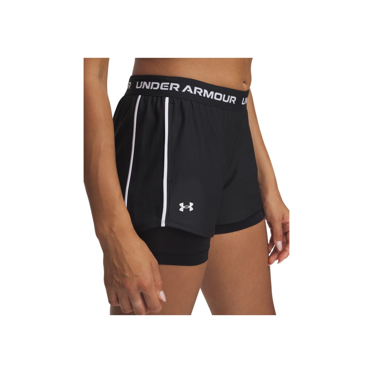 UNDER ARMOUR - Short Mujer UNDER ARMOUR TCH PLY UP 2N1 SHRTS Negro UNDER ARMOUR.
