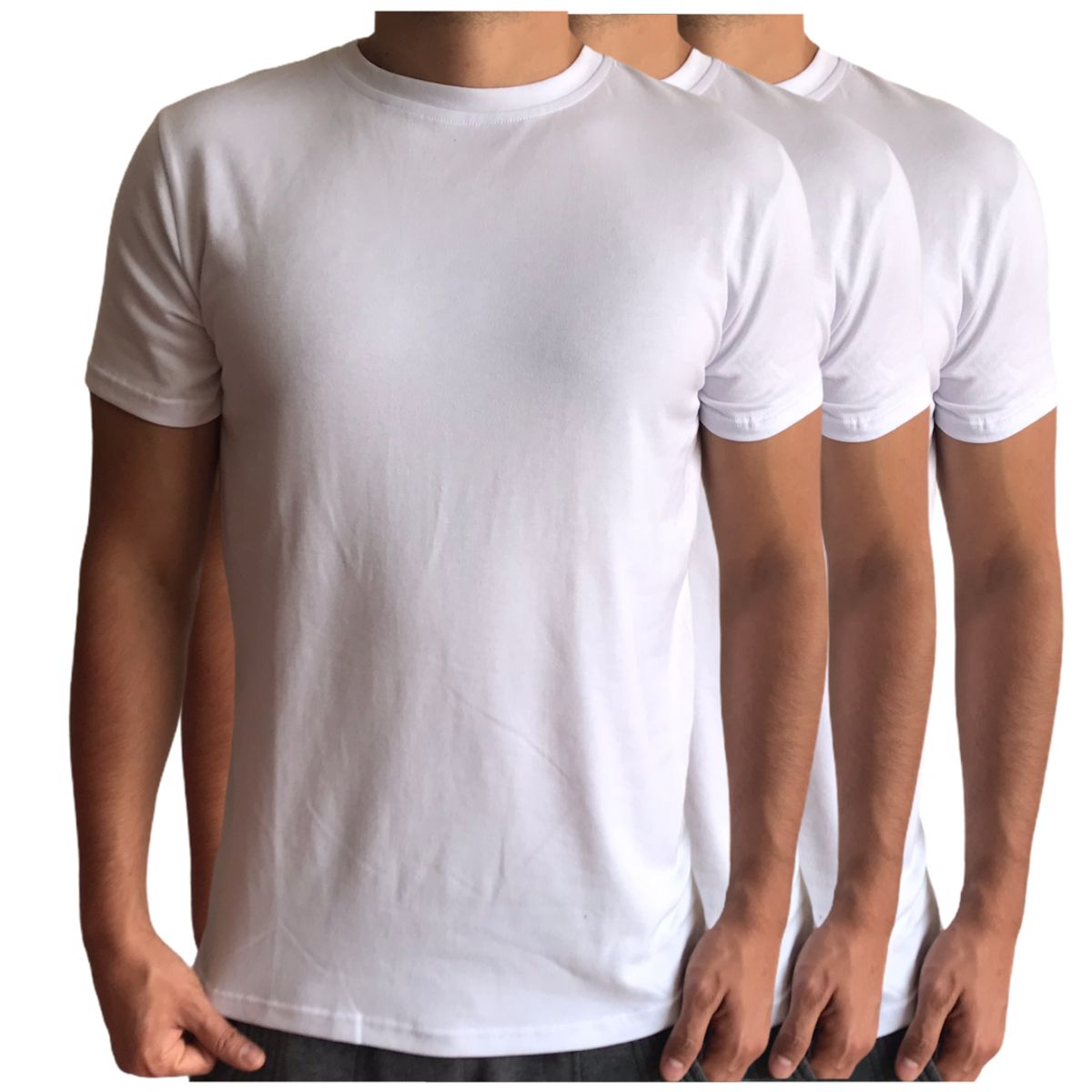 ELEMENTAL STORE - Camisetas para hombre en algodón 100% x 3 unidades