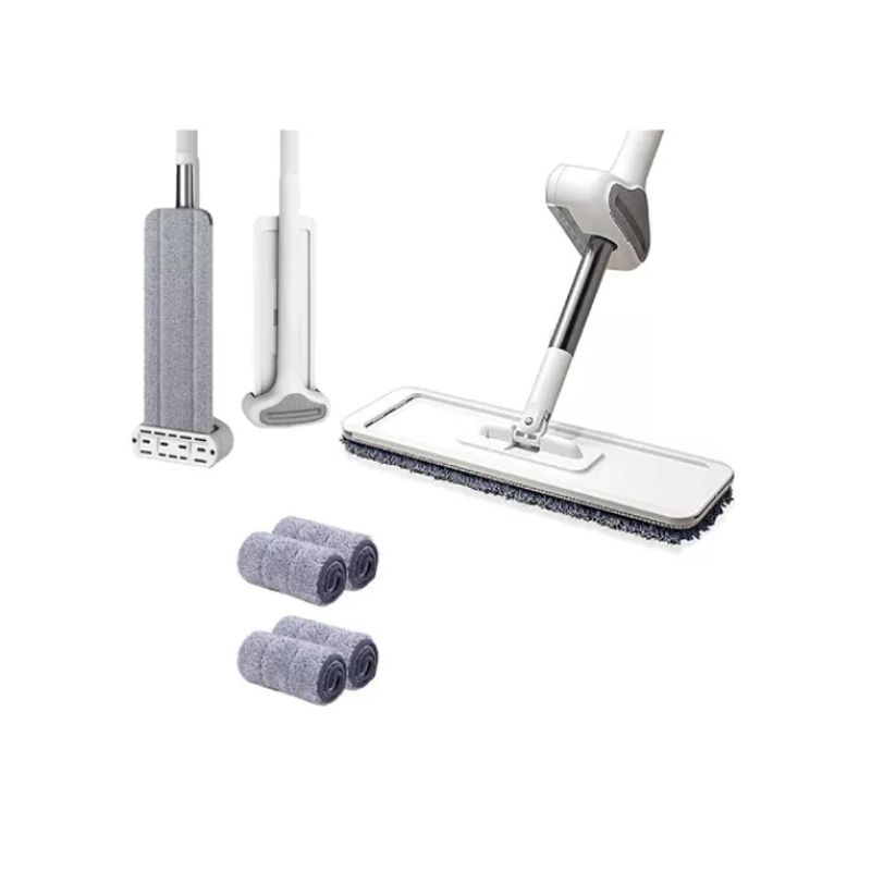 INNOVA - Trapero Barredor Con  Escurridor 2 Mopas Microfibra