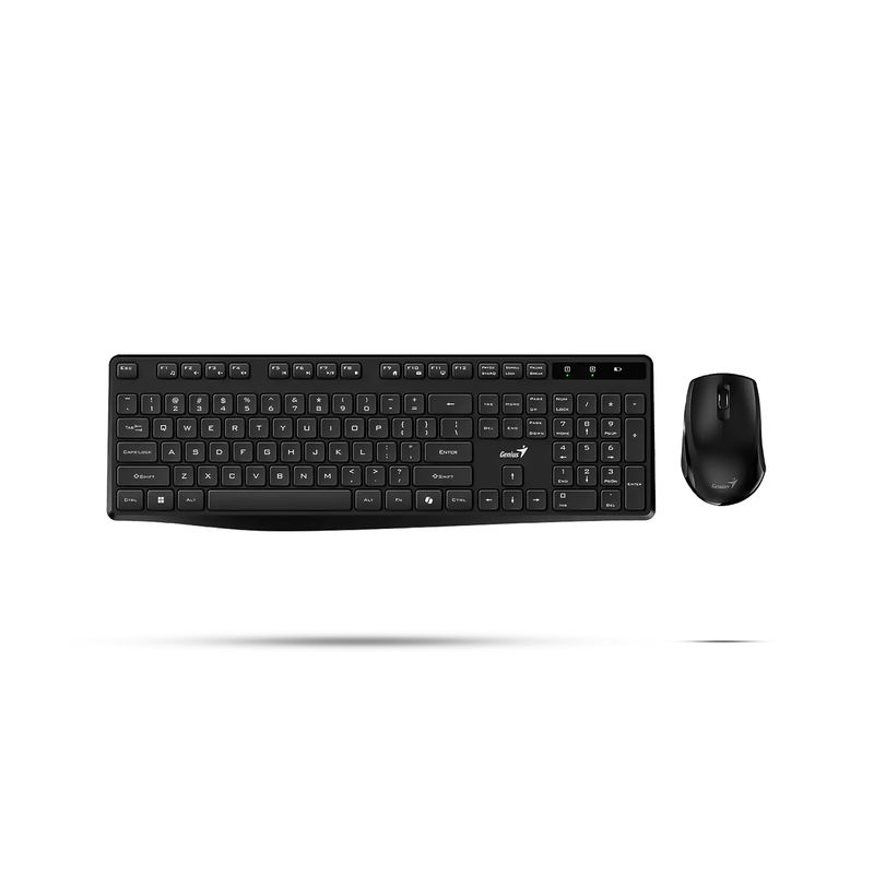 GENIUS - Combo Teclado y Mouse Genius KM-8206S Inalámbrico Black