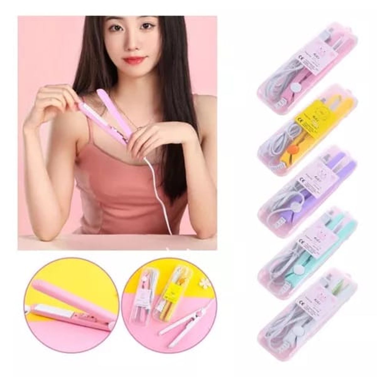 SKY - Plancha Mini Viajera Para Cabello Ceramica