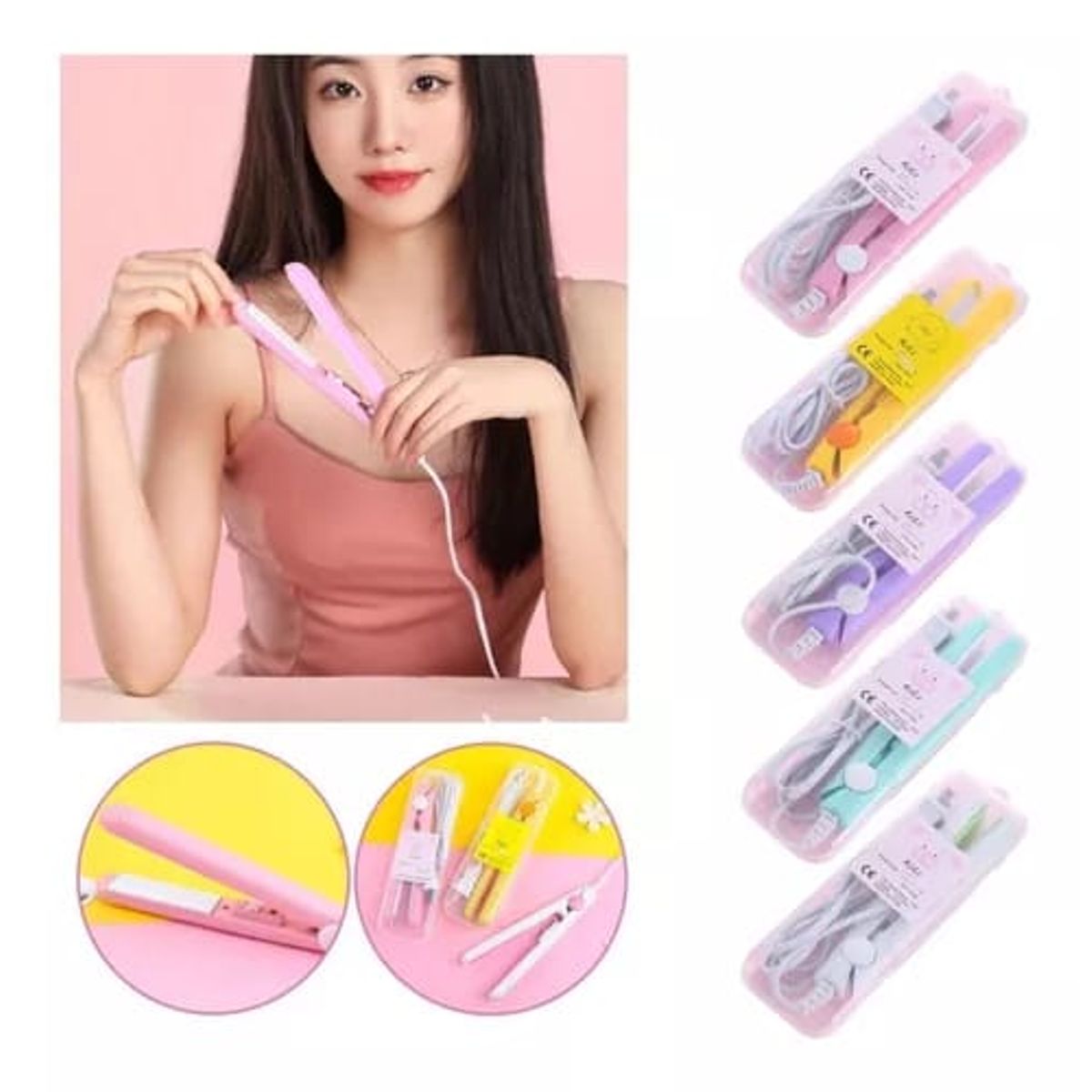 SKY - Plancha Mini Viajera Para Cabello Ceramica
