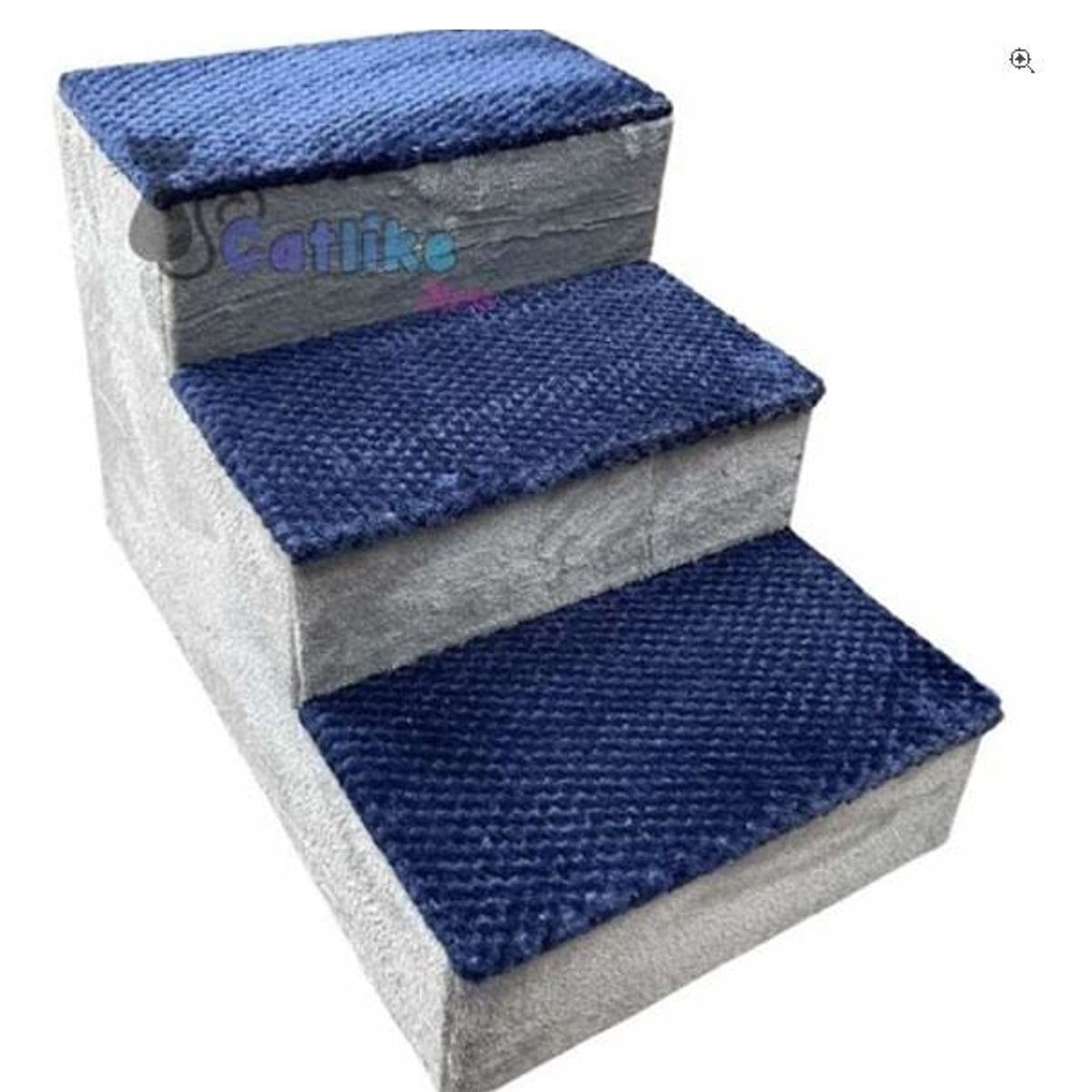 CATLIKE - Escalera Para Perro O Mascota Talla S Azul Gris