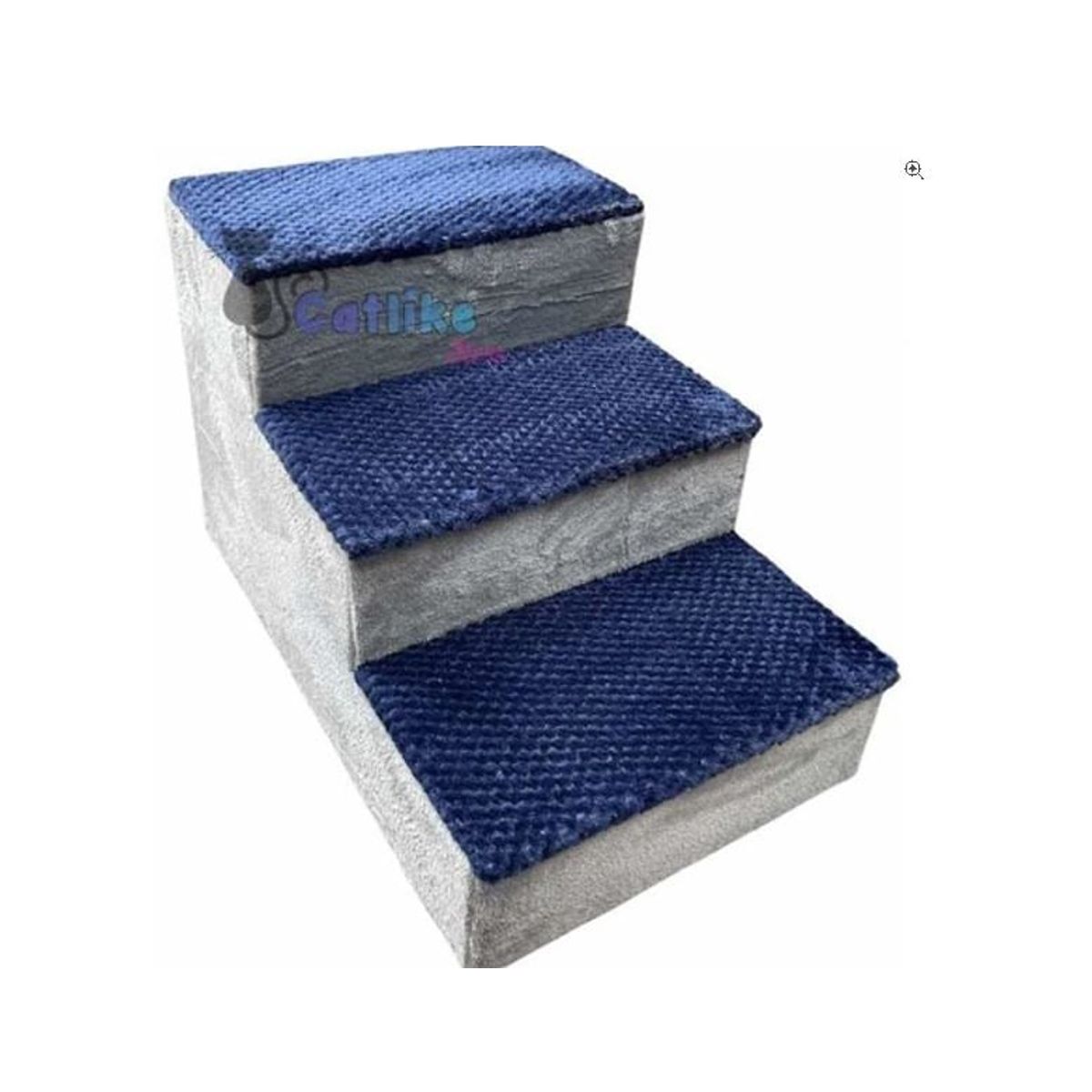 CATLIKE - Escalera Para Perro O Mascota Talla S Azul Gris