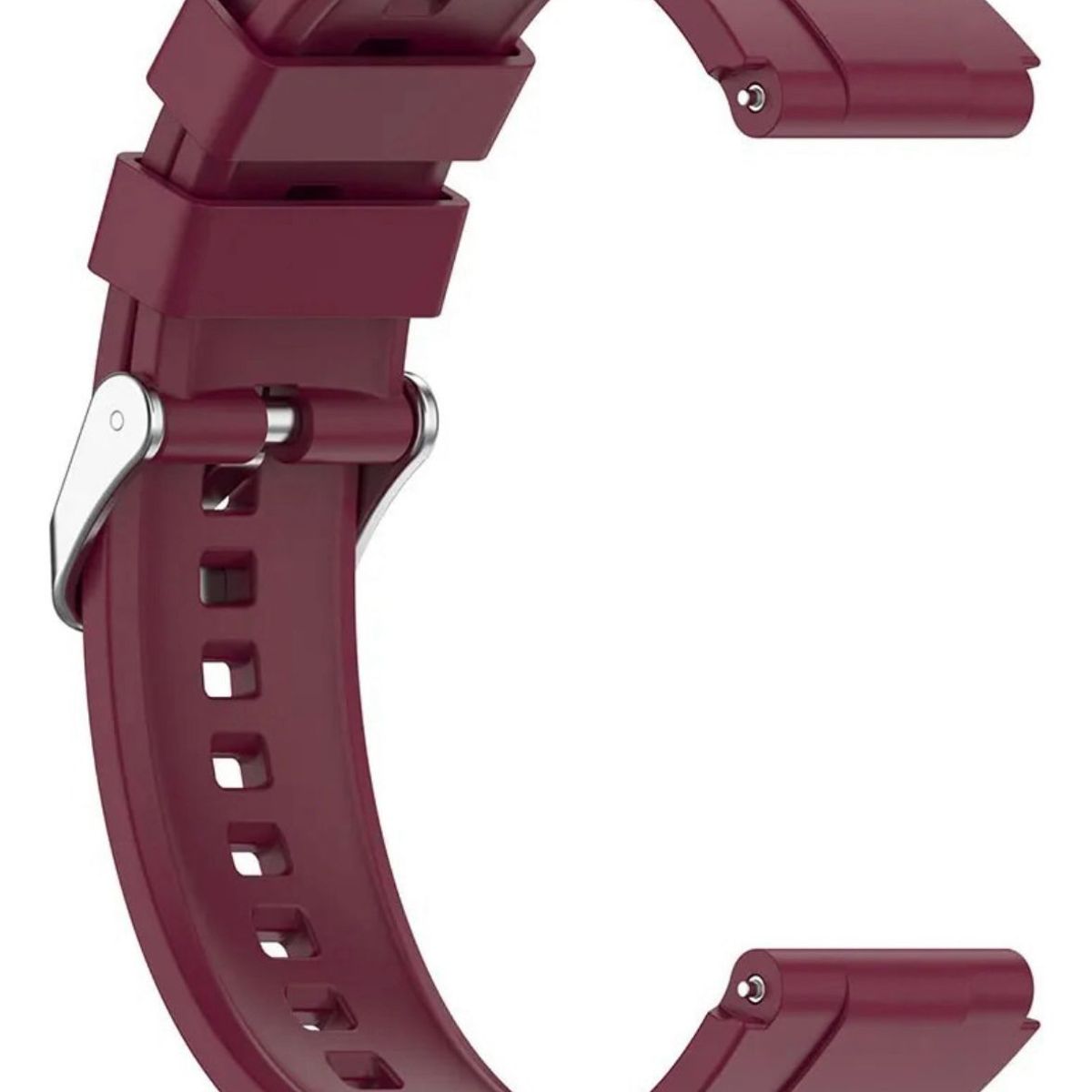 GENERICO - CORREA PULSO DE SILICONA DE 22MM PARA HUAWEI GT4 DE 46MM VINOTINTO