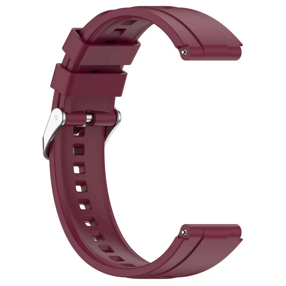 GENERICO - CORREA PULSO DE SILICONA DE 22MM PARA HUAWEI GT4 DE 46MM VINOTINTO