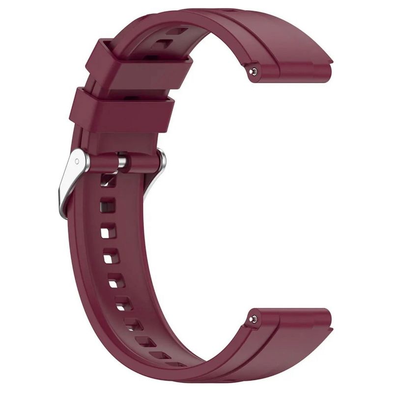 GENERICO - CORREA PULSO DE SILICONA DE 22MM PARA HUAWEI GT4 DE 46MM VINOTINTO