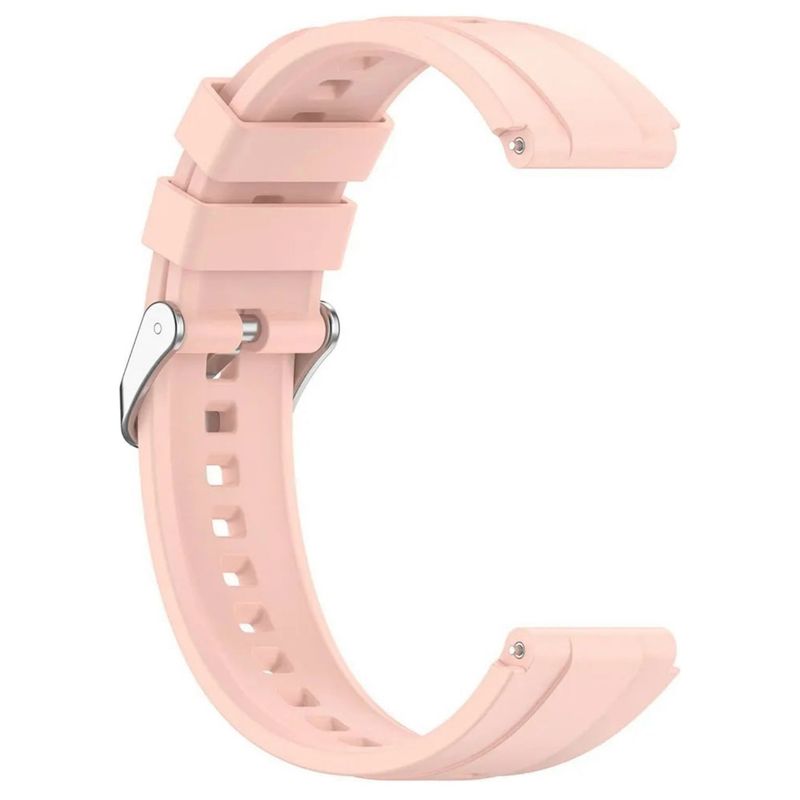 GENERICO - CORREA PULSO DE SILICONA DE 18MM PARA HUAWEI GT4 DE 41MM ROSADO