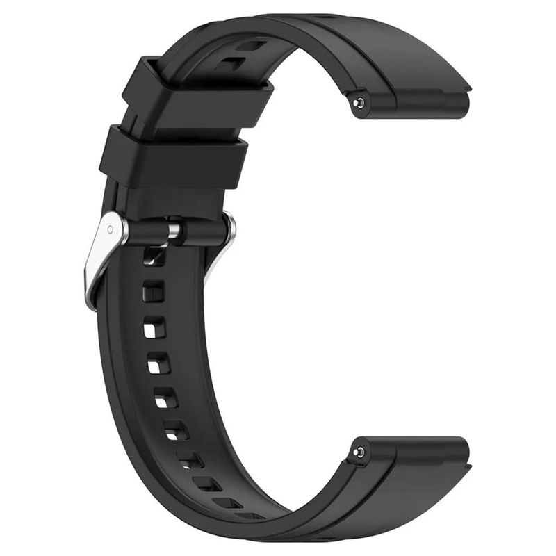 GENERICO - CORREA PULSO DE SILICONA DE 18MM PARA HUAWEI GT4 DE 41MM NEGRO