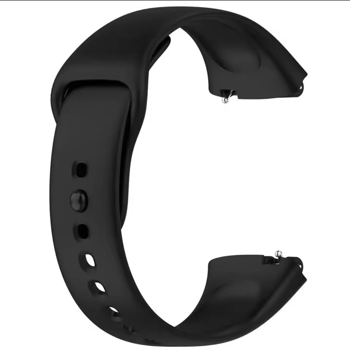 GENERICO - CORREA DE SILICONA PARA REDMI WATCH 3 ACTIVE NEGRO