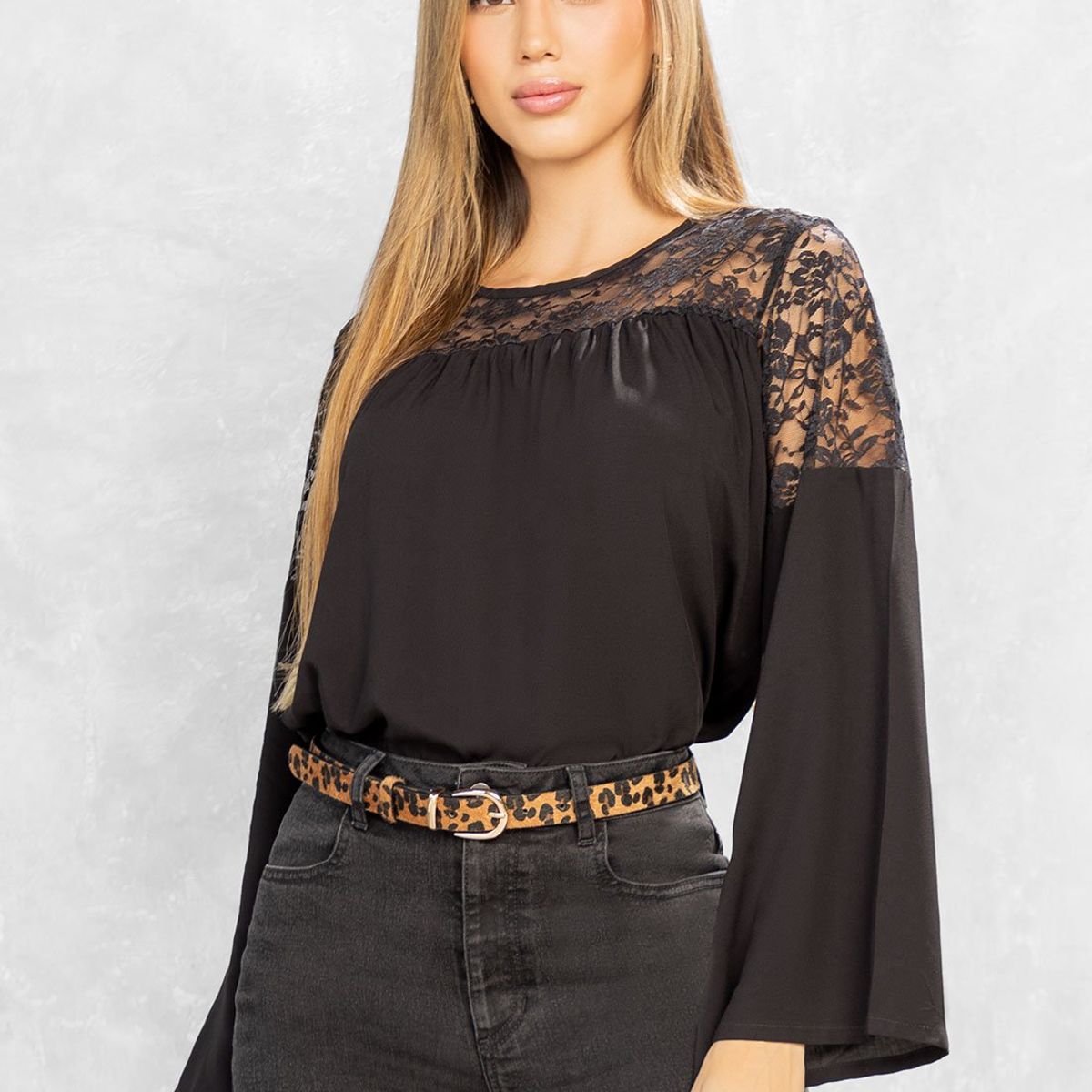 MARKETING PERSONAL - Blusa Mujer Negro Mp 107321