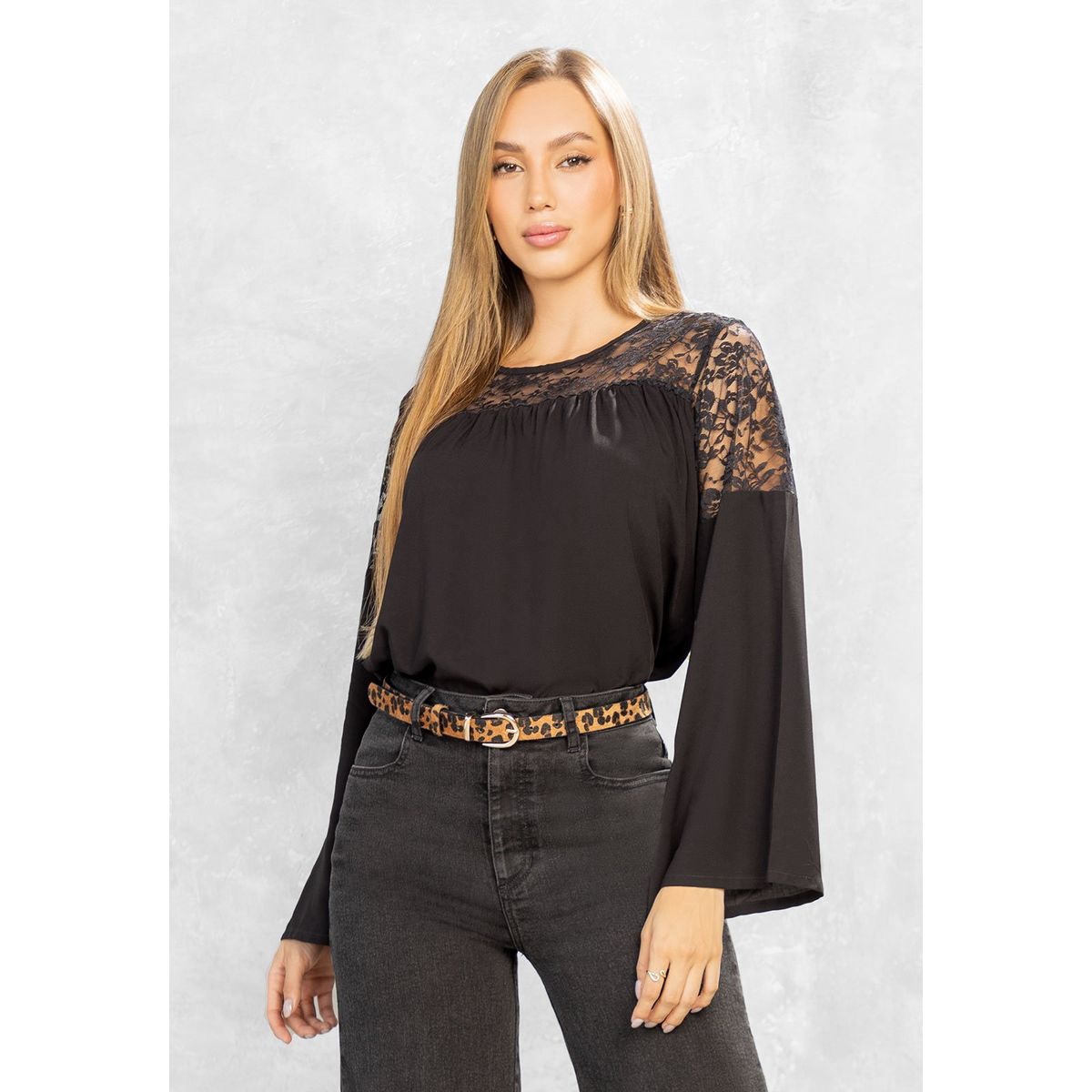 MARKETING PERSONAL - Blusa Mujer Negro Mp 107321