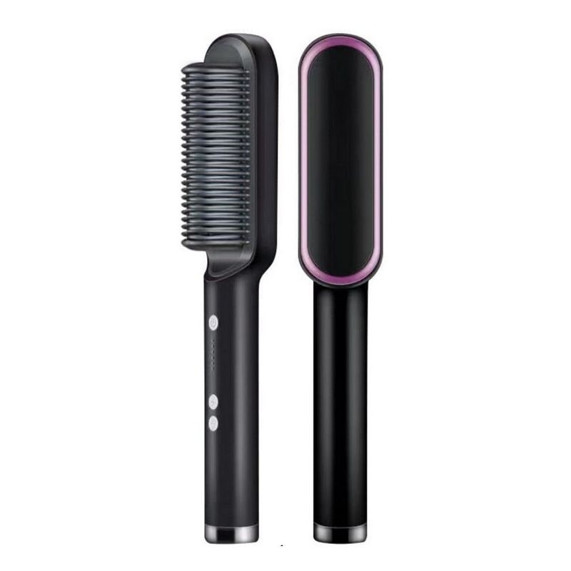 DAYOSHOP - Cepillo Alisador Eléctrico Peine Alisador Portatil