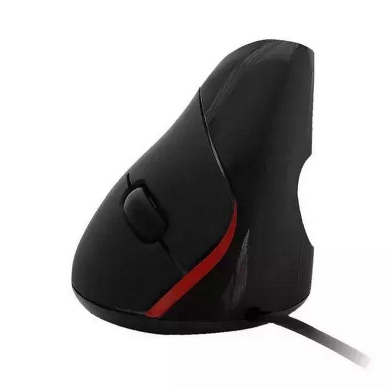DAYOSHOP - Mouse Vertical Ergonómico Oficina Usb 5 Botones Optico Cable