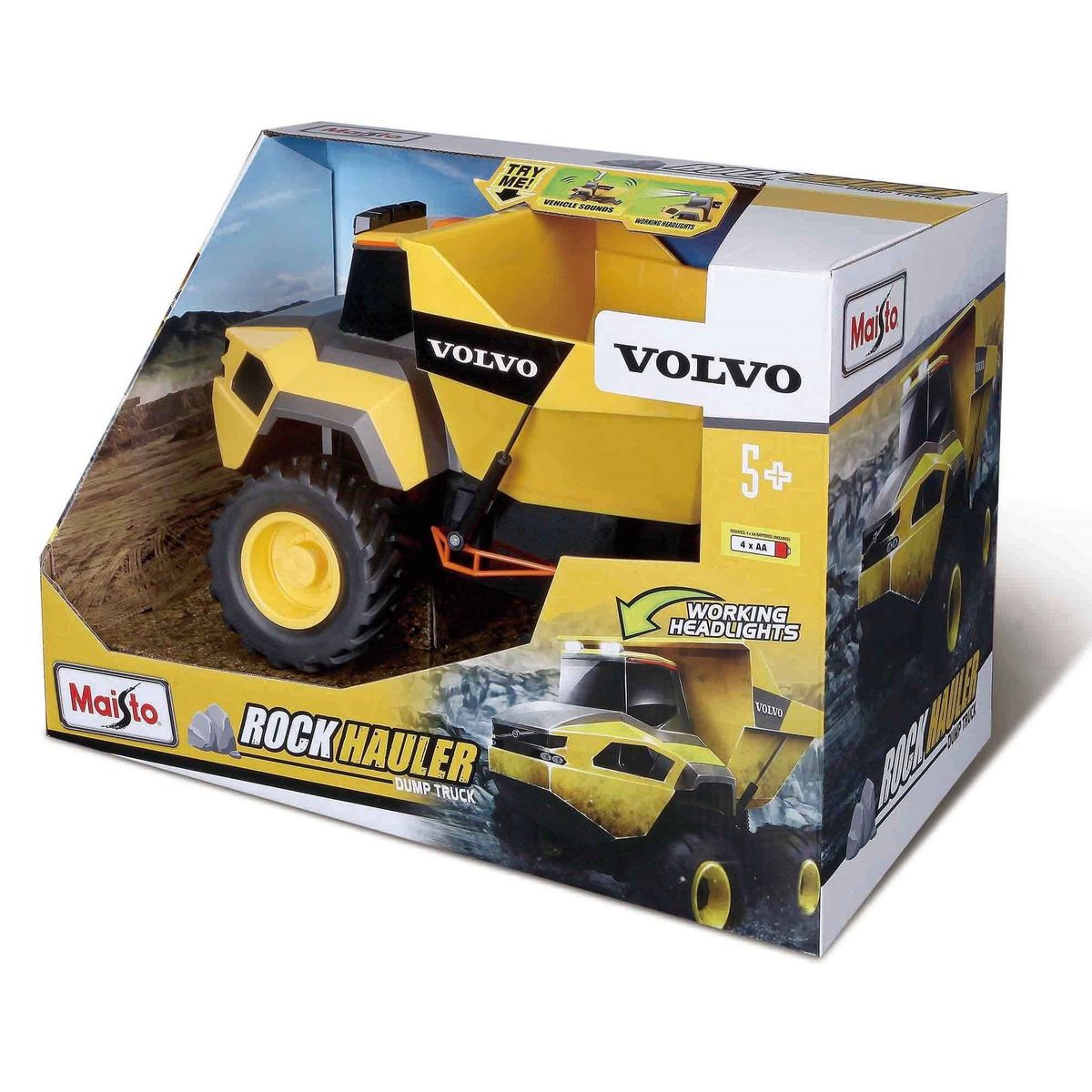 MAISTO - Camión De Construcción Volvo Con Luces Y Sonidos Maisto