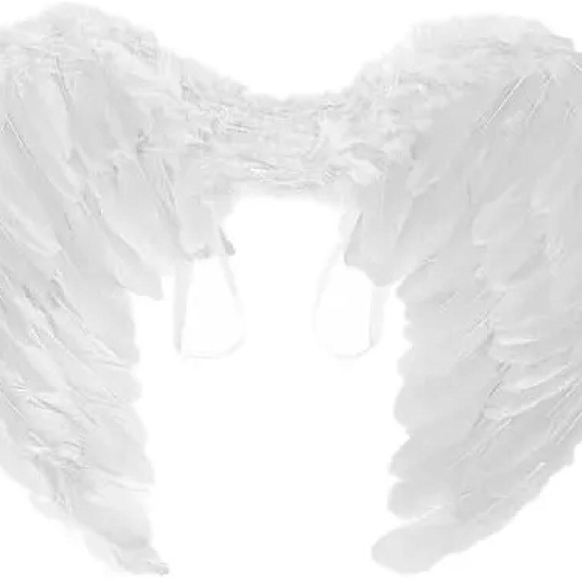 GENERICO - Alas de ángel en blanco con correas elásticas