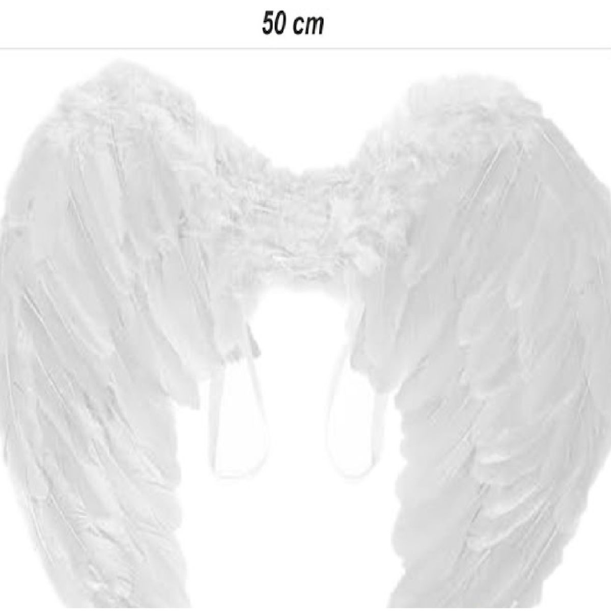 GENERICO - Alas de ángel en blanco con correas elásticas
