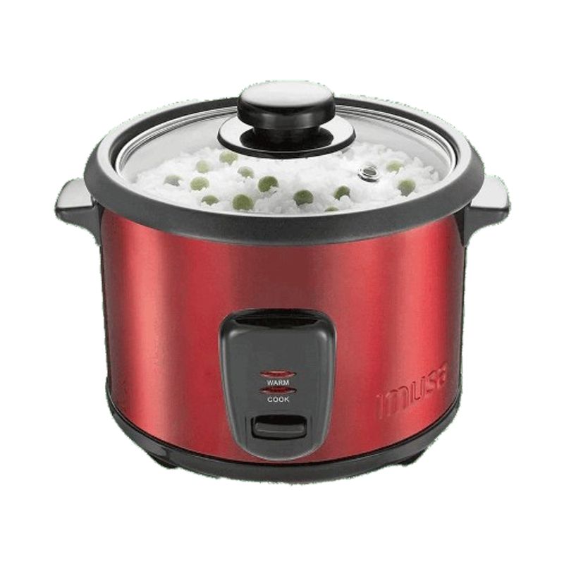 IMUSA - Olla Arrocera IMUSA 5 Tazas Acero Roja