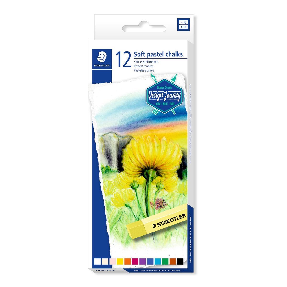 KORES - Tiza Pastel Suave X 12 Karat REF. 2430 C12 Staedtler