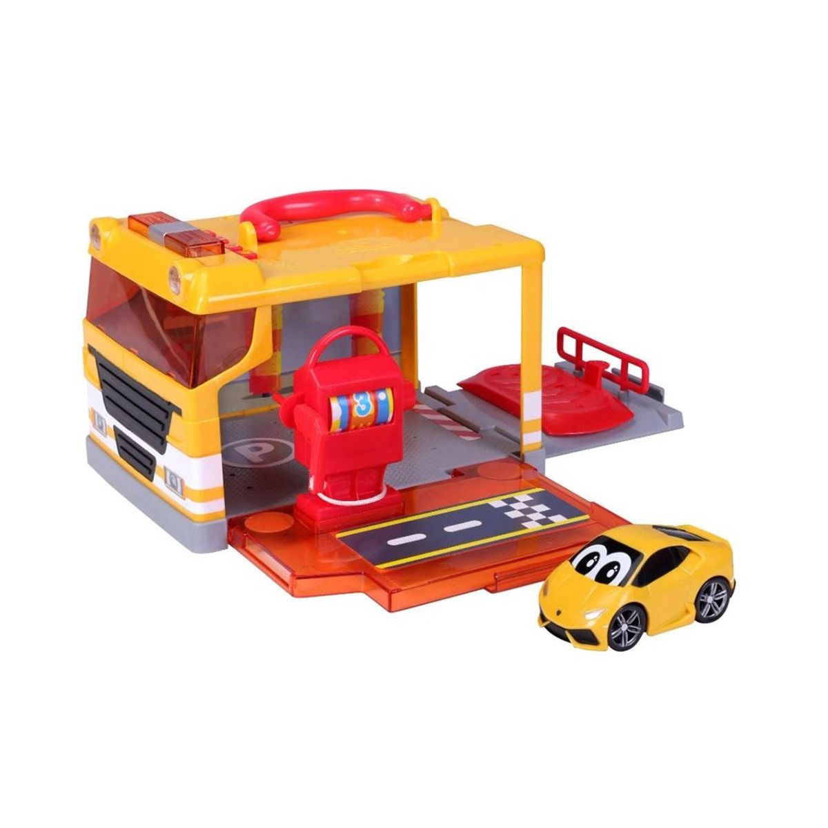 JUGANDO Y EDUCANDO - Parqueadero Interactivo Lamborgini Luces Y Sonido Para Niños