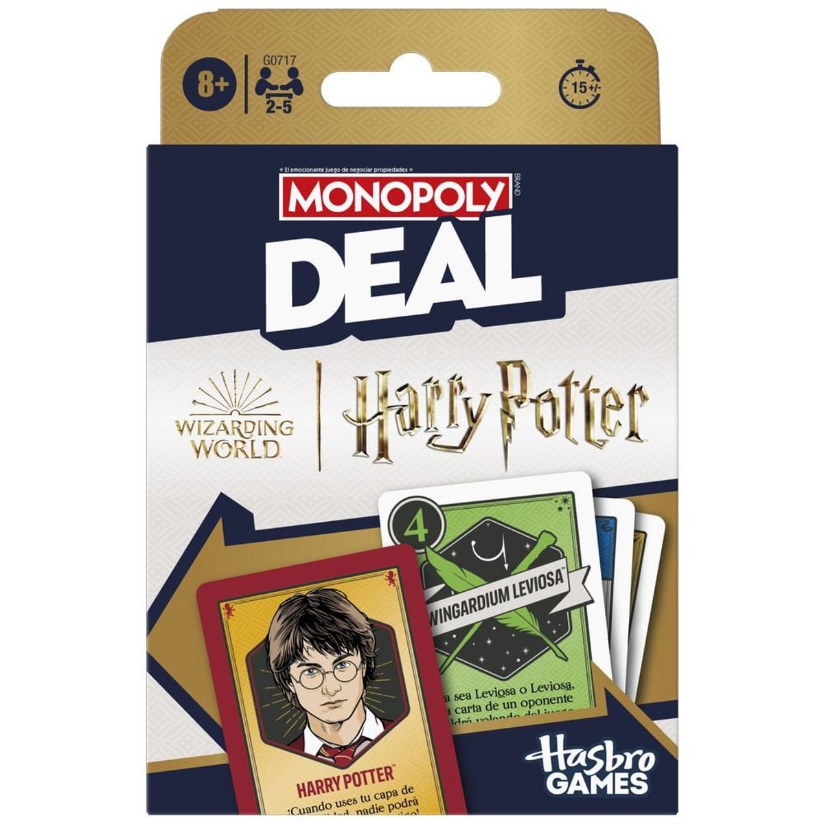 HASBRO GAMING - Juego de Mesa Monopoly Deal Harry Potter