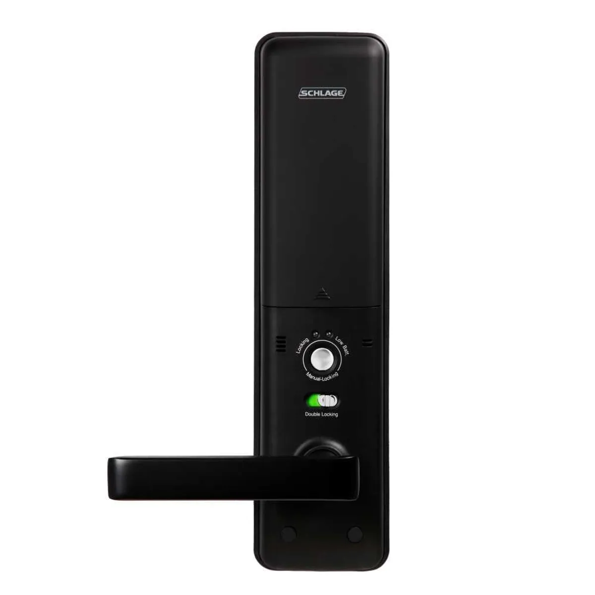 SCHLAGE - Cerradura Digital Biométrica de Huella y Tarjeta S-6800 Negro Mate