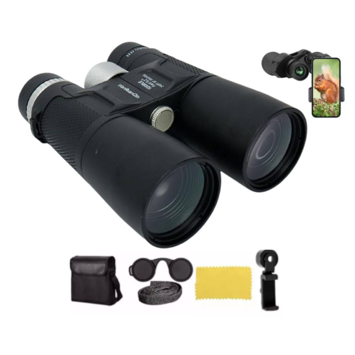 GENERICO - Binoculares Profesional 12x50 Largo Alcance Con Estuche