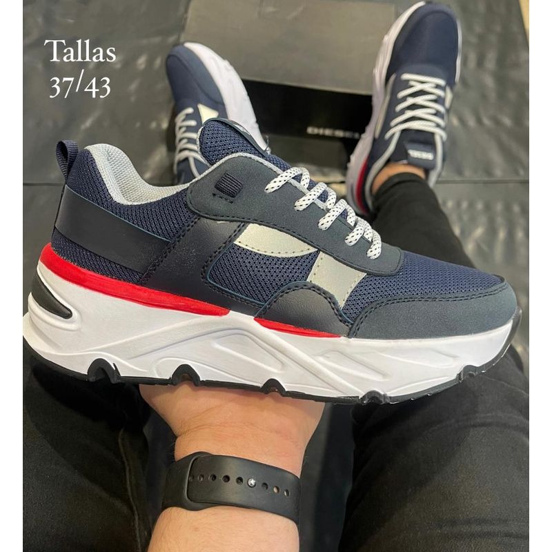 URBAN PLUS - TENIS PARA HOMBRE AZULES