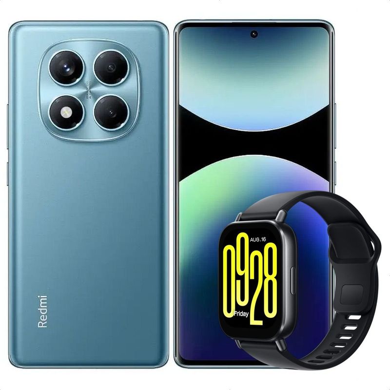 XIAOMI - Celular Redmi Note 14 Pro 256GB /8GB Azul + Watch 5 Active Blk