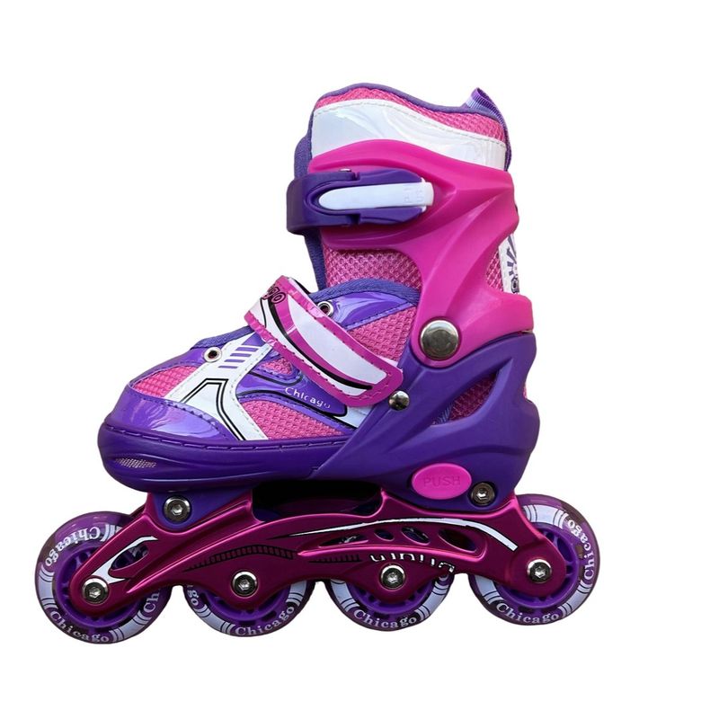 GENERICO - Patines Semiprofesionales Iniciación Fucsia-Morado Talla S