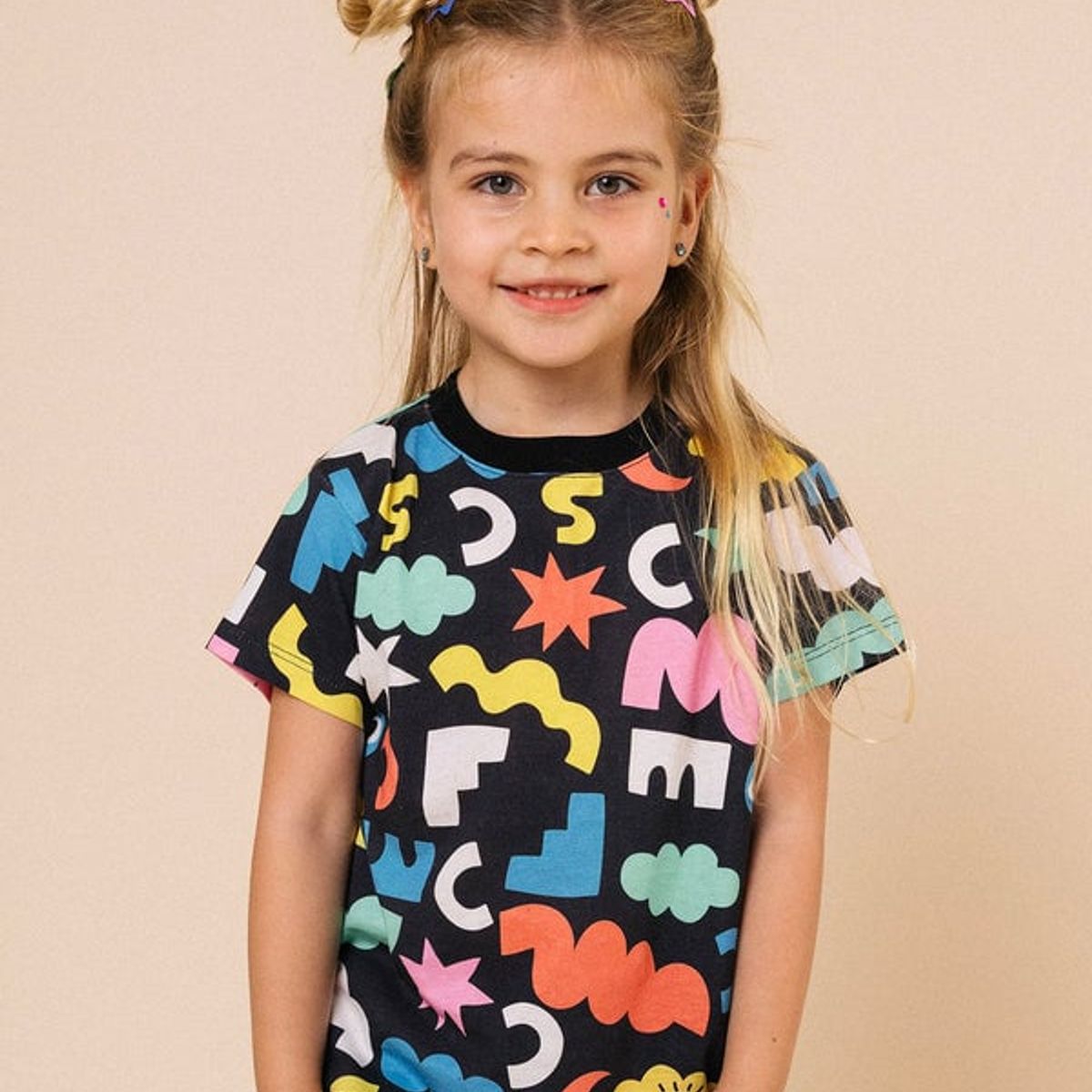 DOSOJOS - Camiseta para niñas y niños en 100% algodón peruano - Elementos