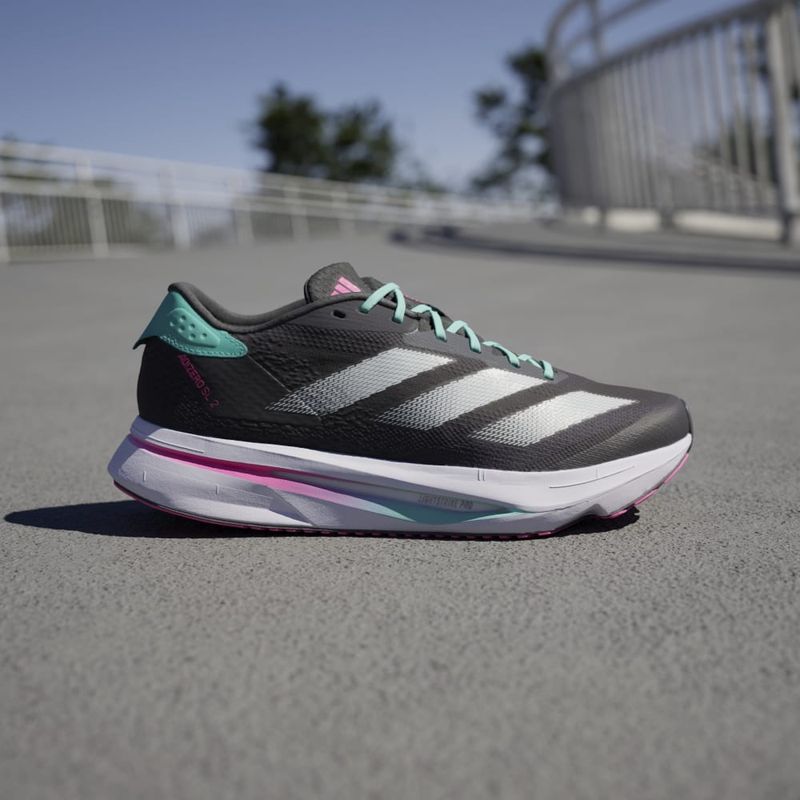 ADIDAS - Adidas Tenis Adizero Sl2 gris de mujer para correr
