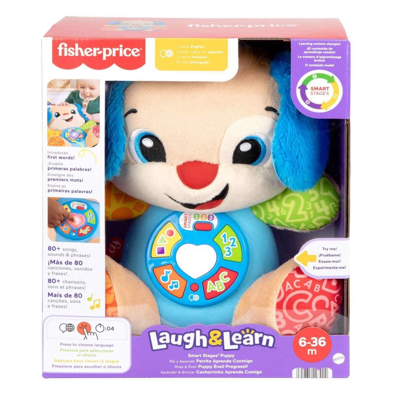 FISHER PRICE - Fisher Price Ríe Y Aprende Perrito Aprende Conmigo