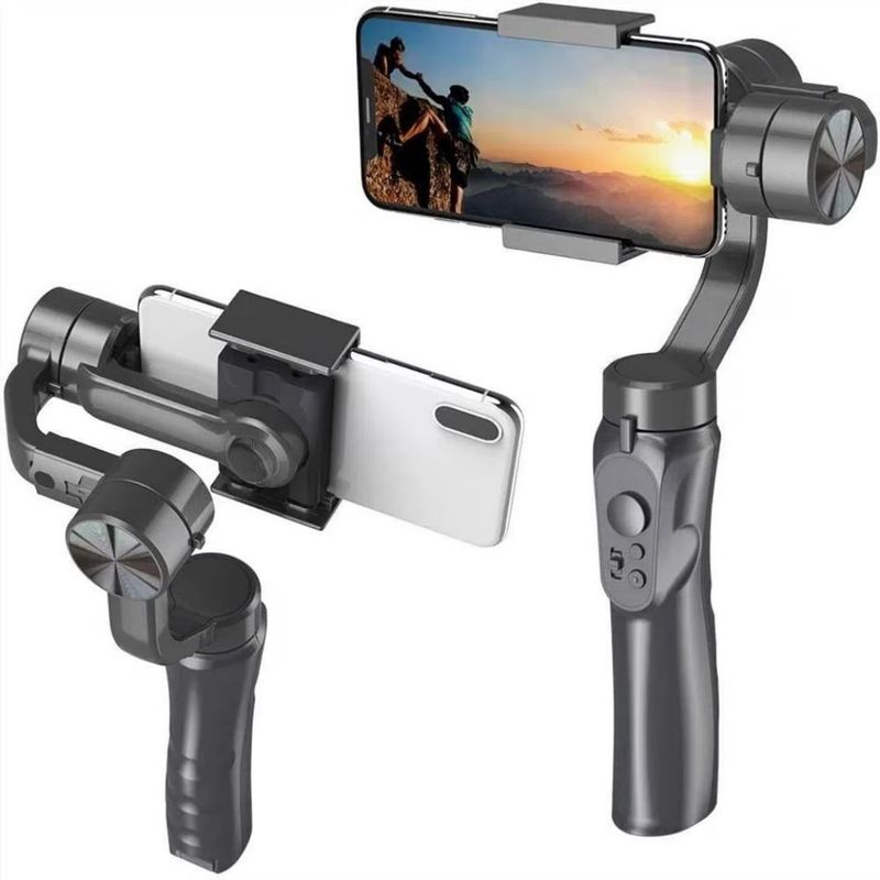 GIMBAL HEAD - Estabilizador Imagenes Video Handheld Gimbal H4 3 Ejes Celular 3-Axis