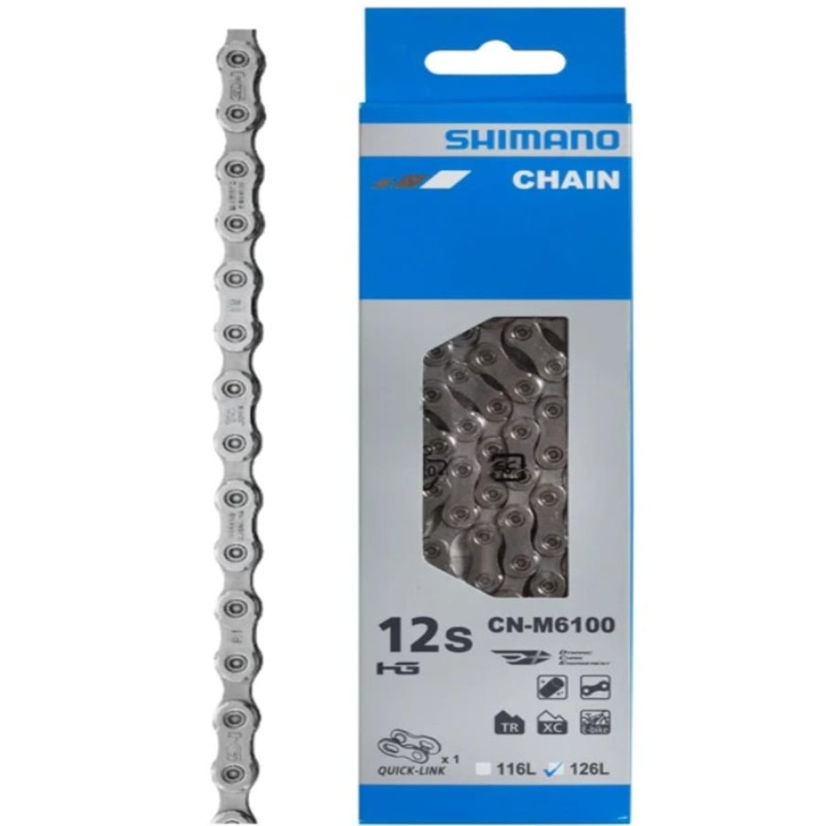 SHIMANO - Cadenilla Shimano CN- M6100 12 Vel 126 L