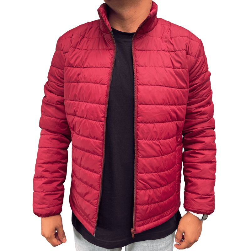 GENERICO - Chaqueta Hombre Invierno Impermeable VINOTINTO