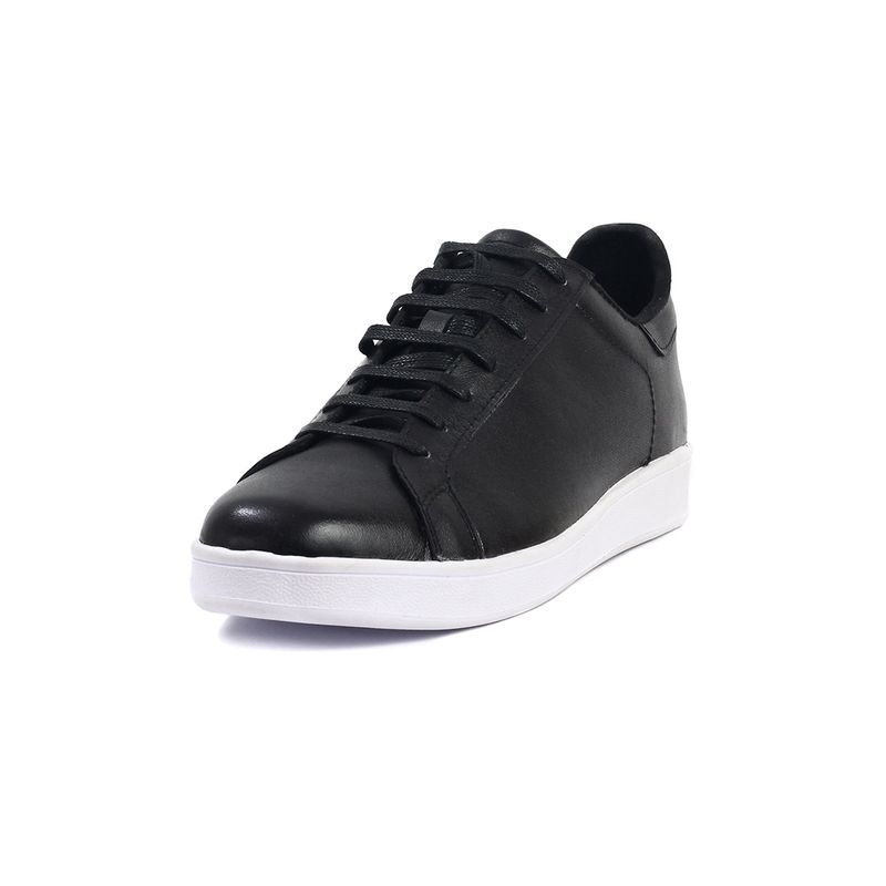GENERICO - Tenis Cuero Hombre Negro Maniqueo Steve