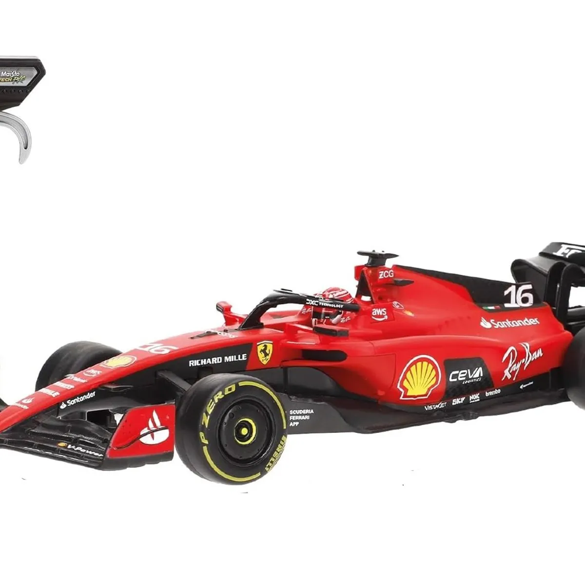 MAISTO - Carro A Control Remoto 1/24 Formula 1 Ferrari Sf23 Original