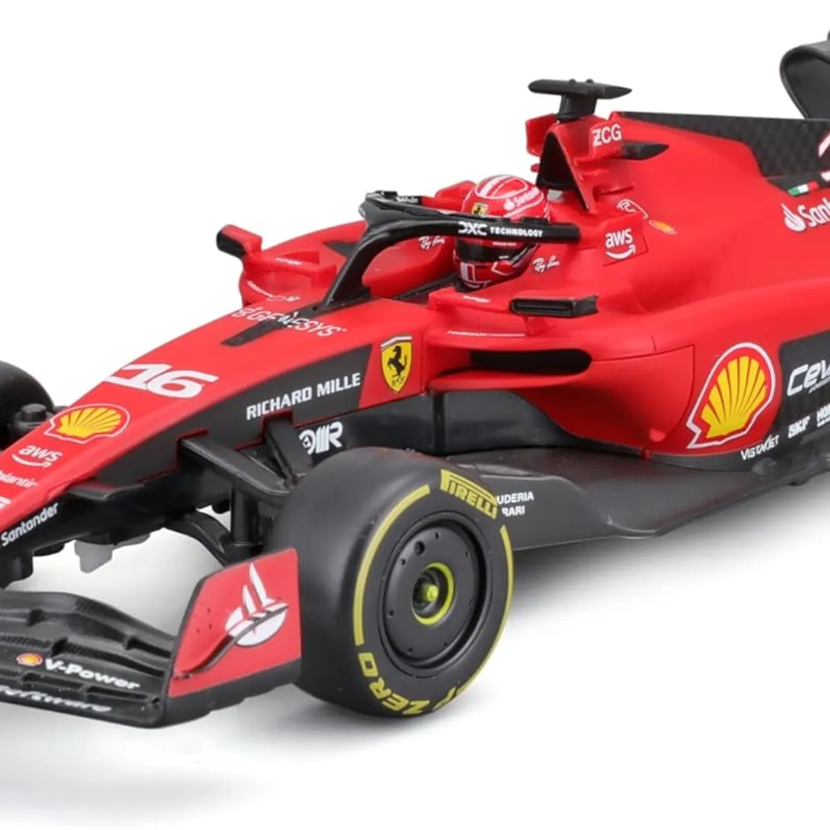 MAISTO - Carro A Control Remoto 1/24 Formula 1 Ferrari Sf23 Original