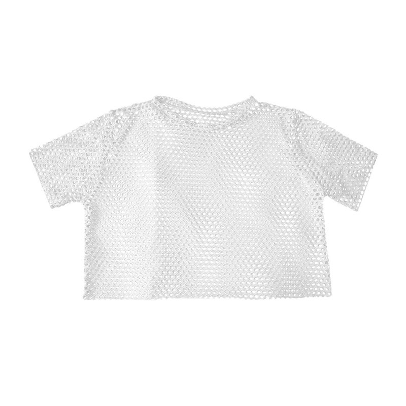 SYK - Blusa Para Mujer Malla Ojalillo Unicolor